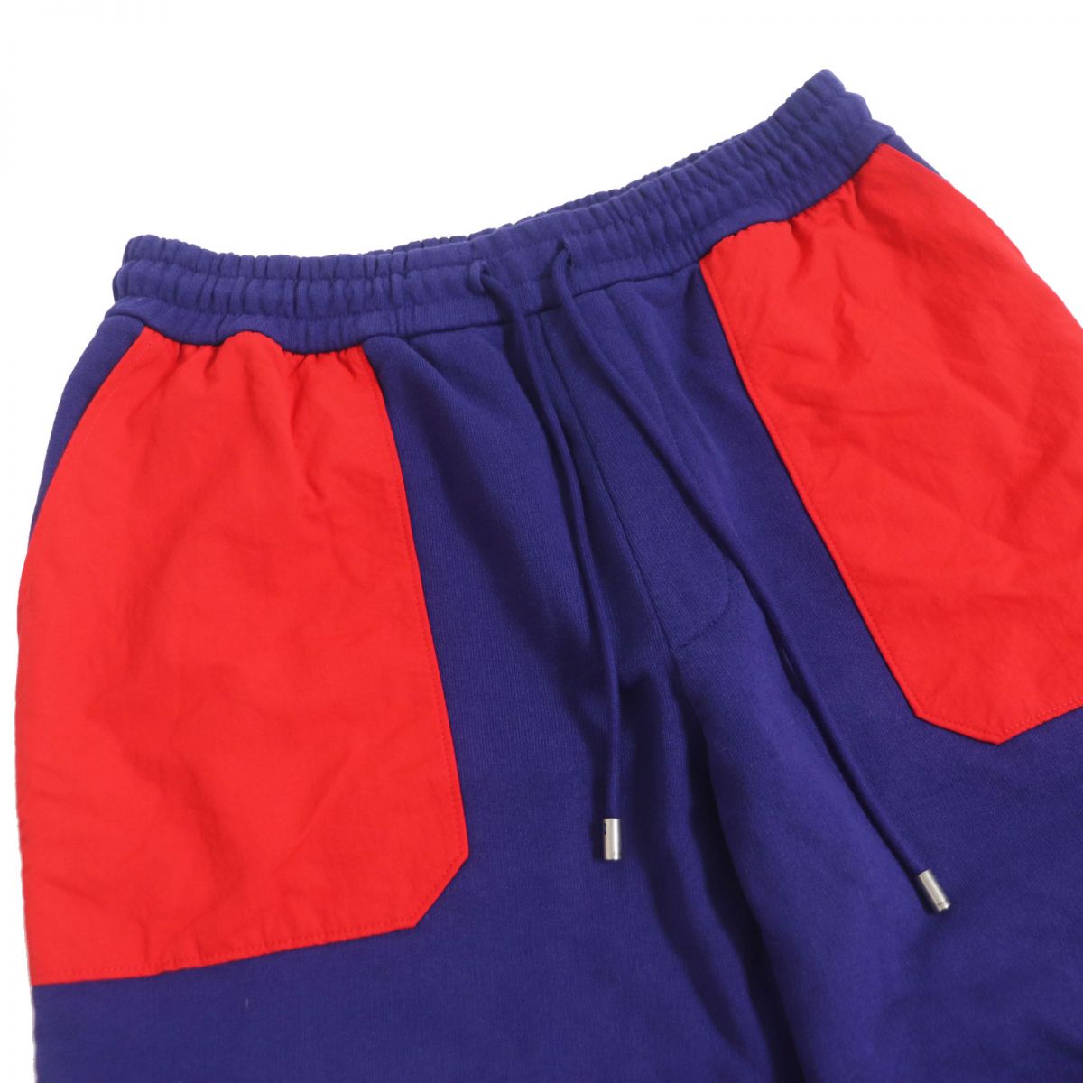 GUCCI Pants Main: 100% cotton, Part: 100% nylon Navy x red mens XS