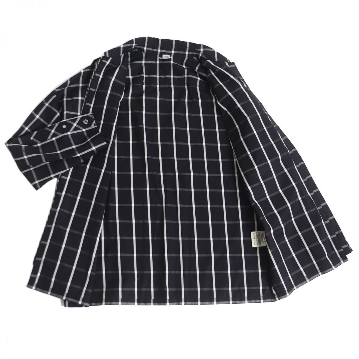 HERMES Blouson Main: 100% cotton, Part: 100% polyester black mens 36