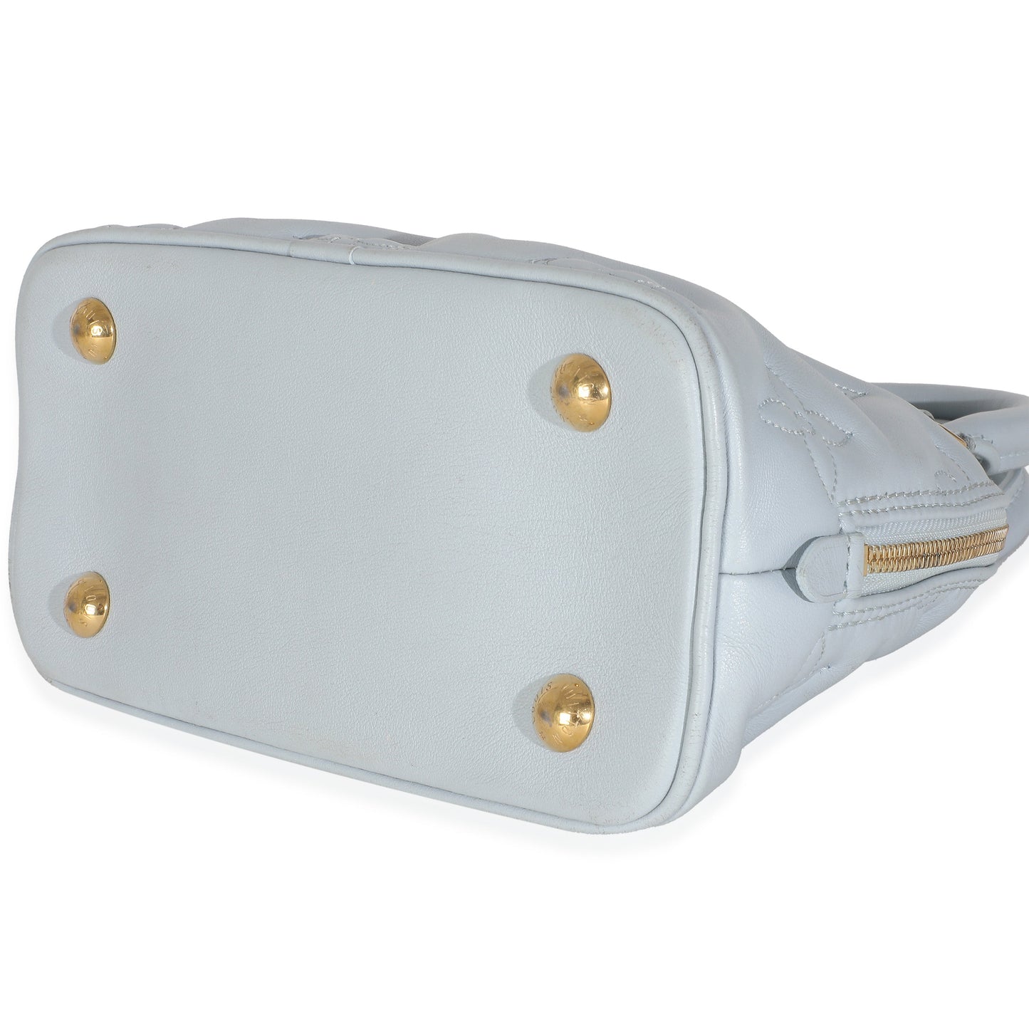 Louis Vuitton Blue Glacier Bubblegram Calfskin Alma BB