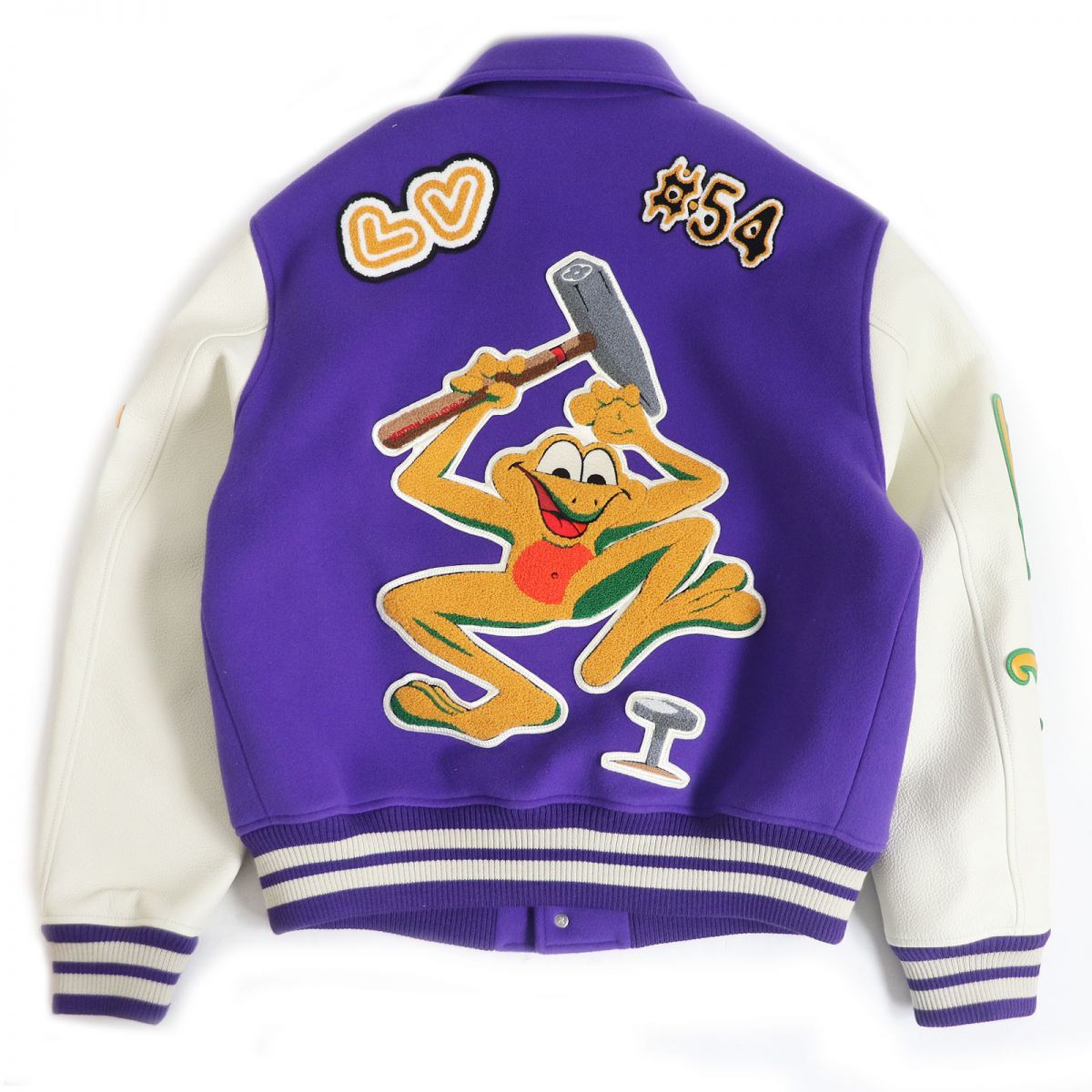 LOUIS VUITTON Stajan Outer: 100% wool, Lining: 66% cupra, Lining: 34% cotton, Part: cowhide, Part: 50% polyester purple mens 48