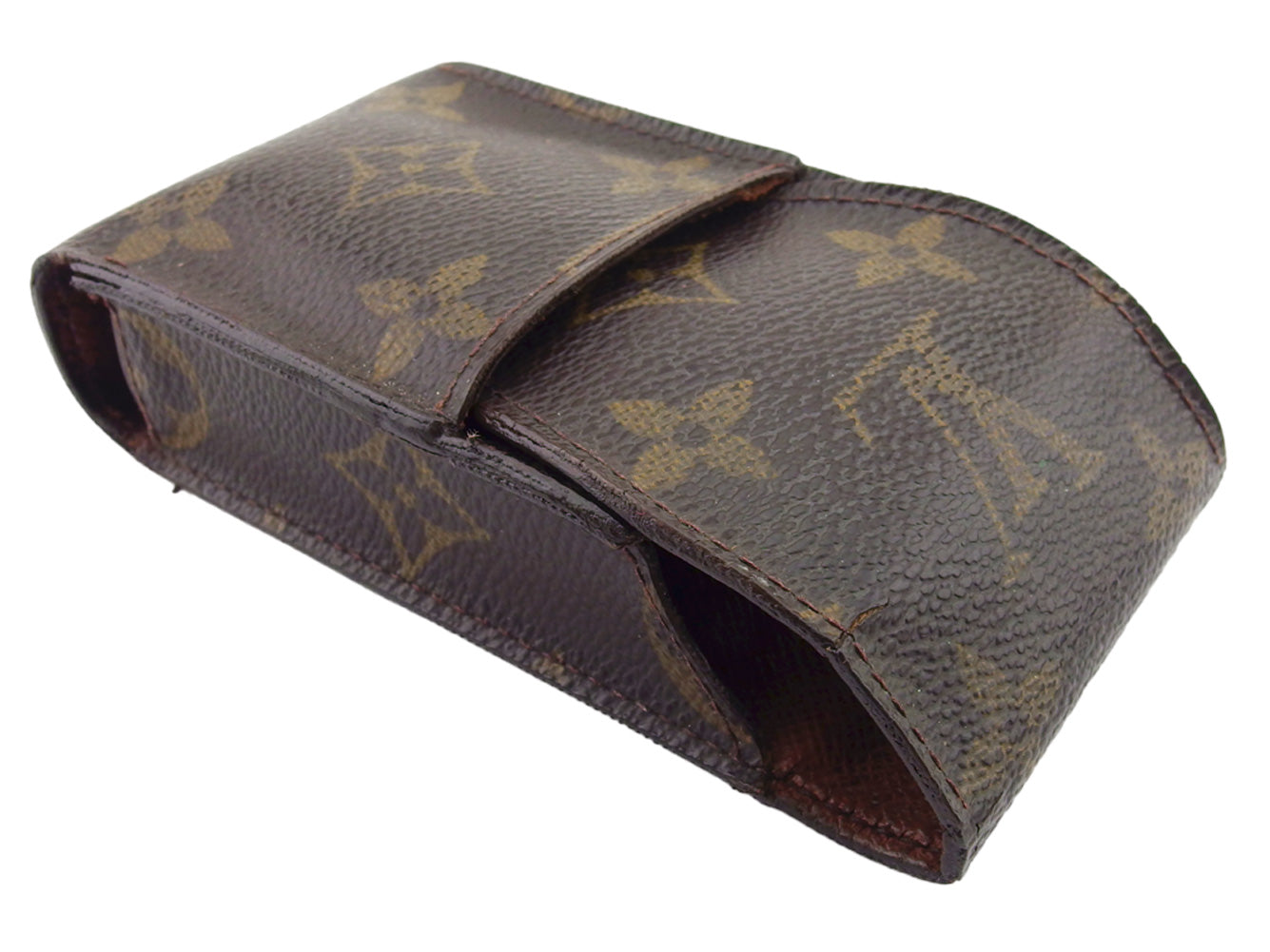 LOUIS VUITTON Cigarette case M63024 Brown beige Etui cigarette