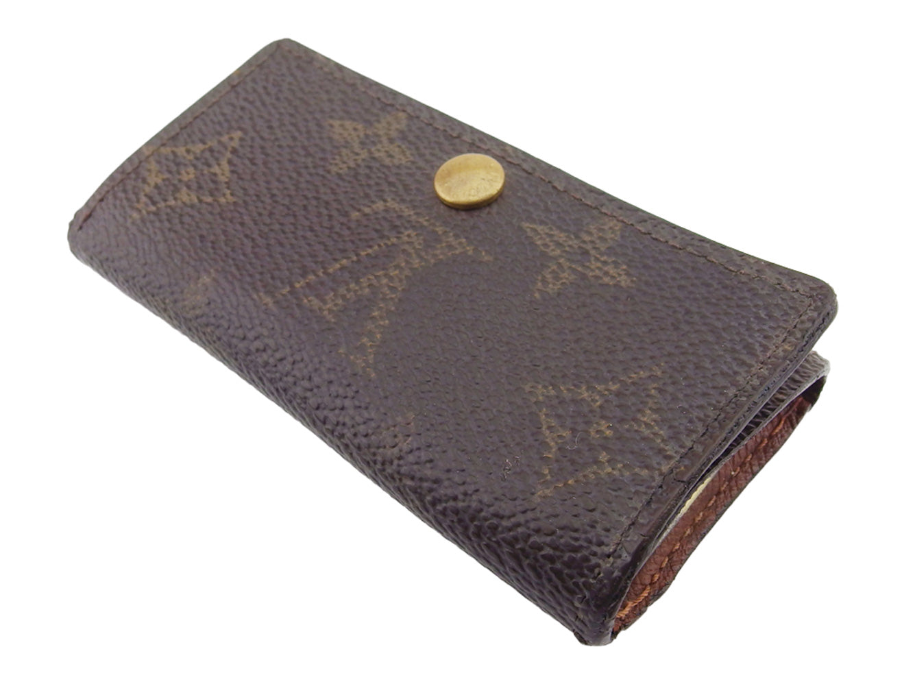 LOUIS VUITTON Key case Key holder M62631 Brown beige Multicles4