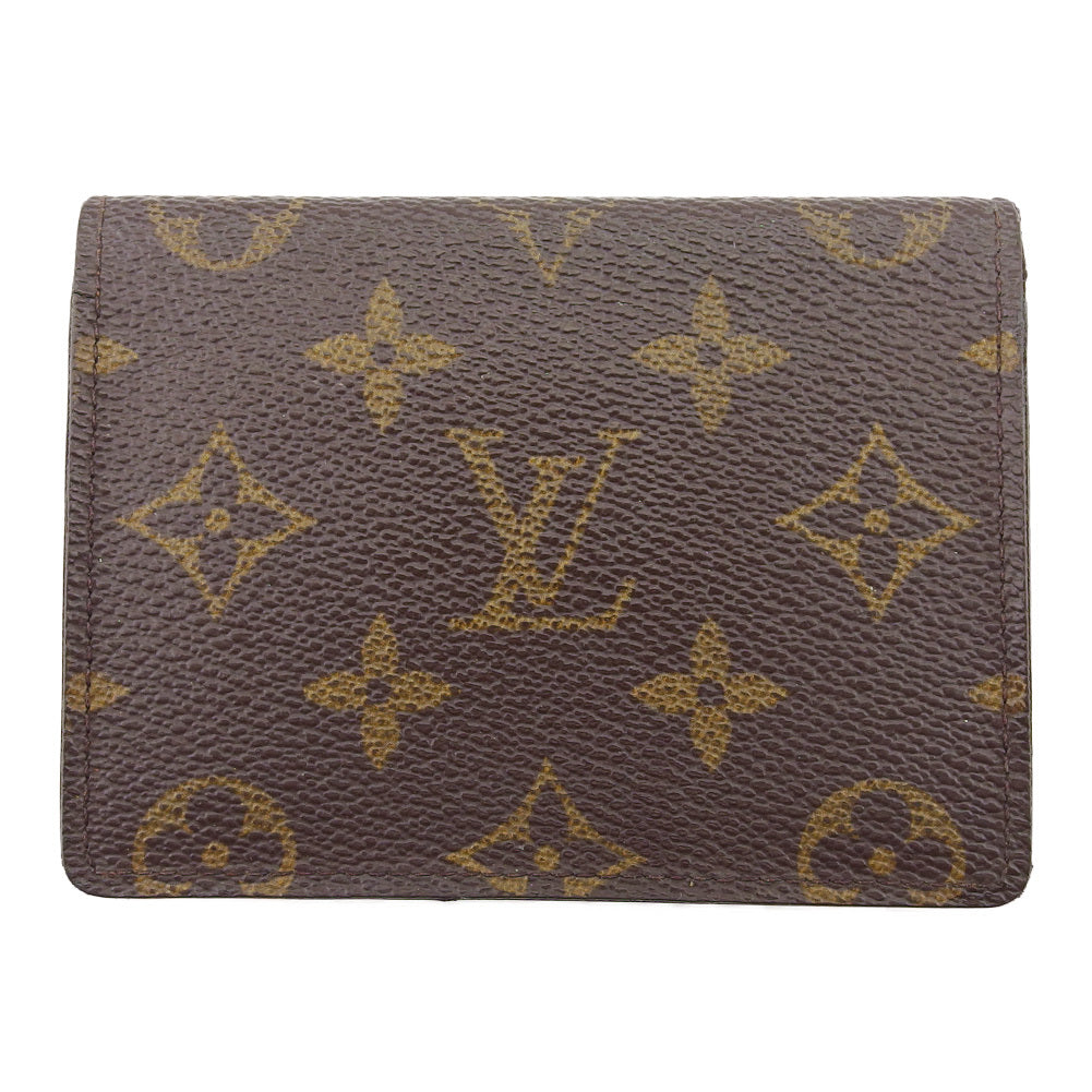 LOUIS VUITTON Pass case M60533 Brown beige Porto 2 Cult Vertical