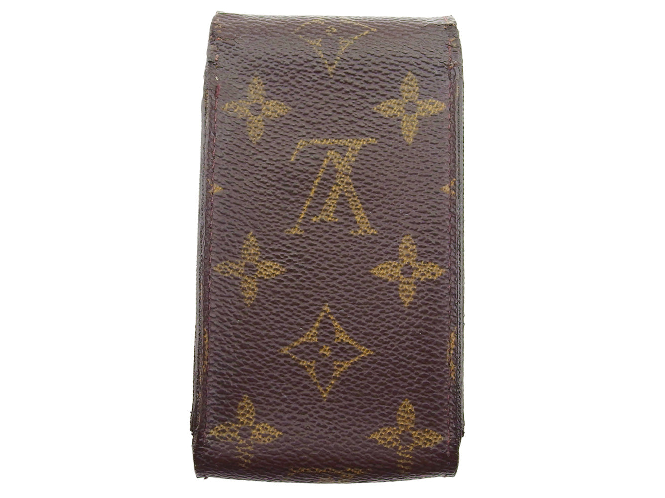 LOUIS VUITTON Cigarette case M63024 Brown beige Etui cigarette