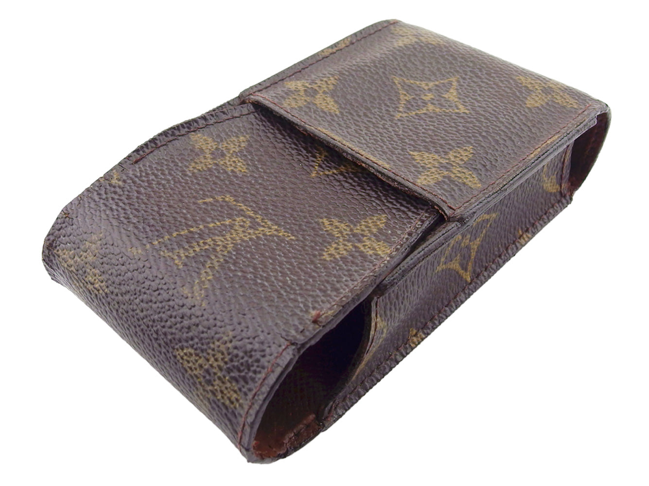LOUIS VUITTON Cigarette case M63024 Brown beige Etui cigarette