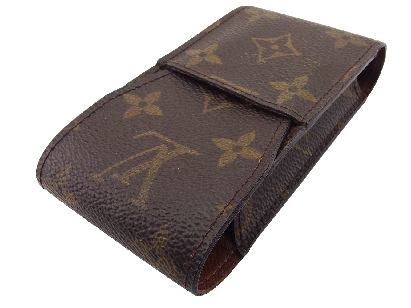 LOUIS VUITTON Cigarette case M63024 Brown beige Etui cigarette