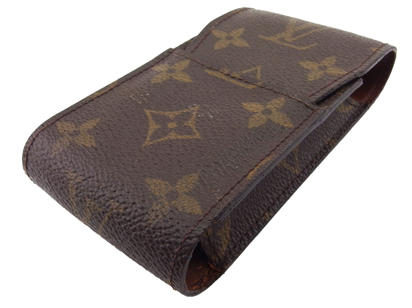 LOUIS VUITTON Cigarette case M63024 Brown beige Etui cigarette
