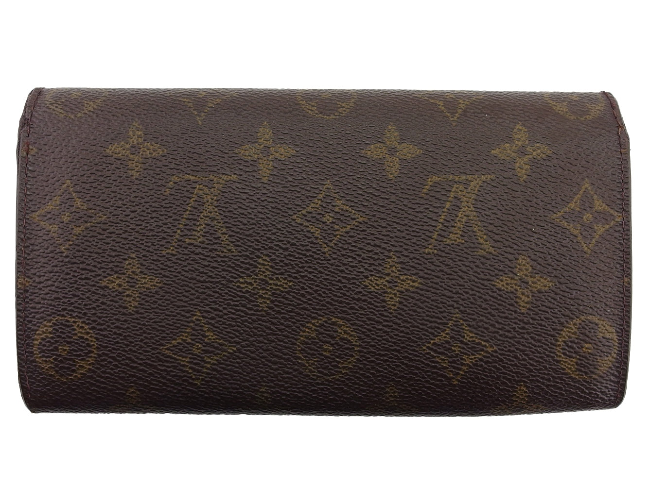 LOUIS VUITTON Long Wallet Purse M61725 Brown beige Pochette Porto MonÃÂ©credi