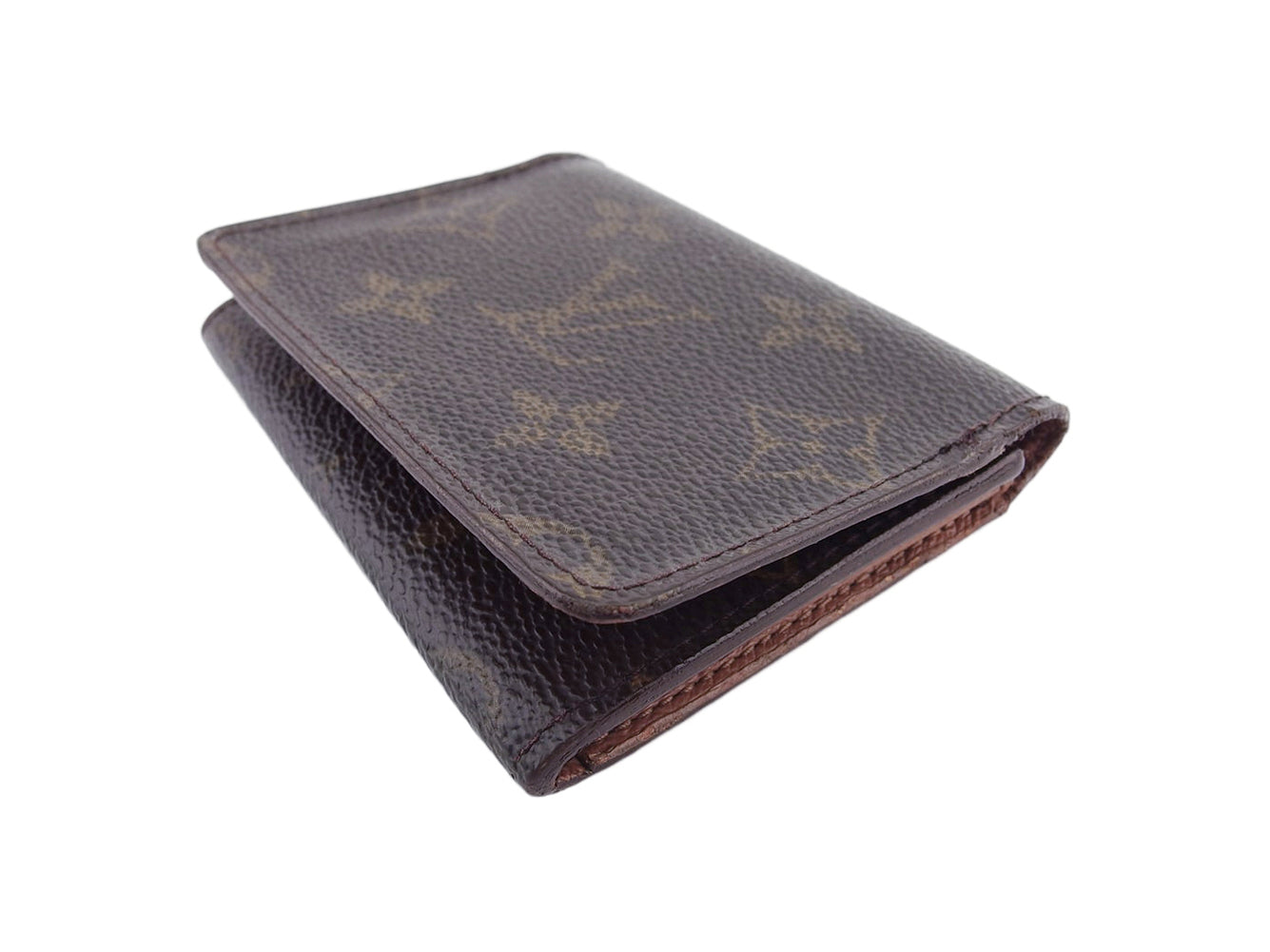 LOUIS VUITTON Card Case M62920 Brown beige Anvelop Cult De Vuitto