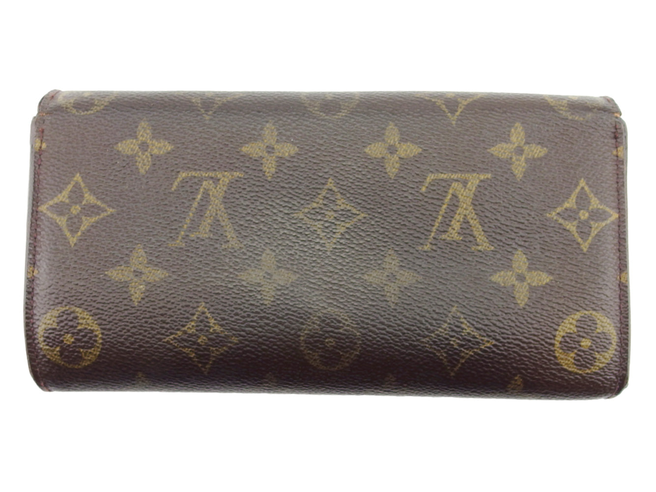 LOUIS VUITTON Long Wallet Purse M61726 Brown beige Pochette Porto MonÃÂ©credi
