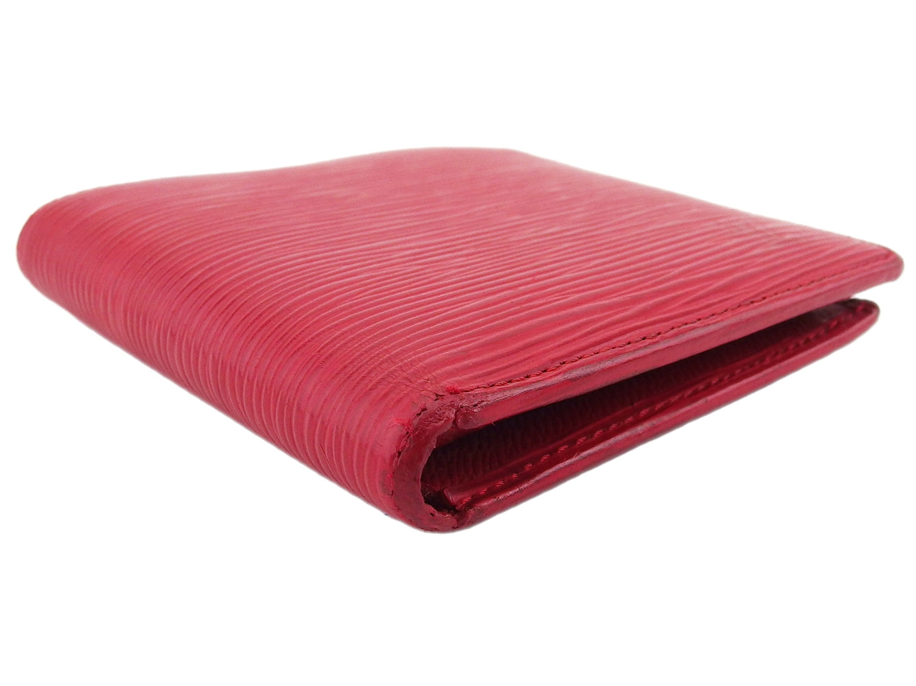 LOUIS VUITTON Bifold Wallet M63547 Red Porte Billets Cartes Crdit Monet