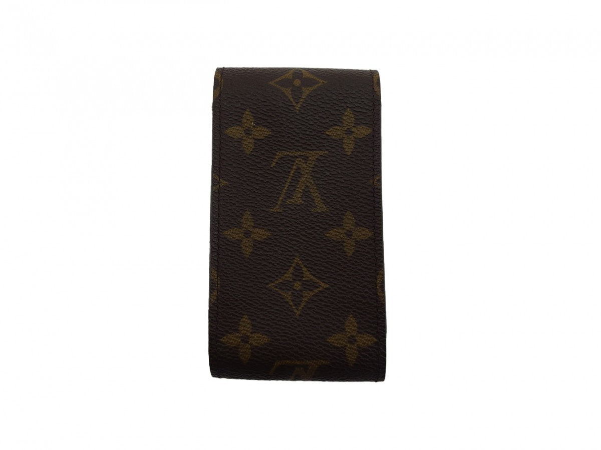 LOUIS VUITTON Cigarette case M63024 Brown beige Etui cigarette