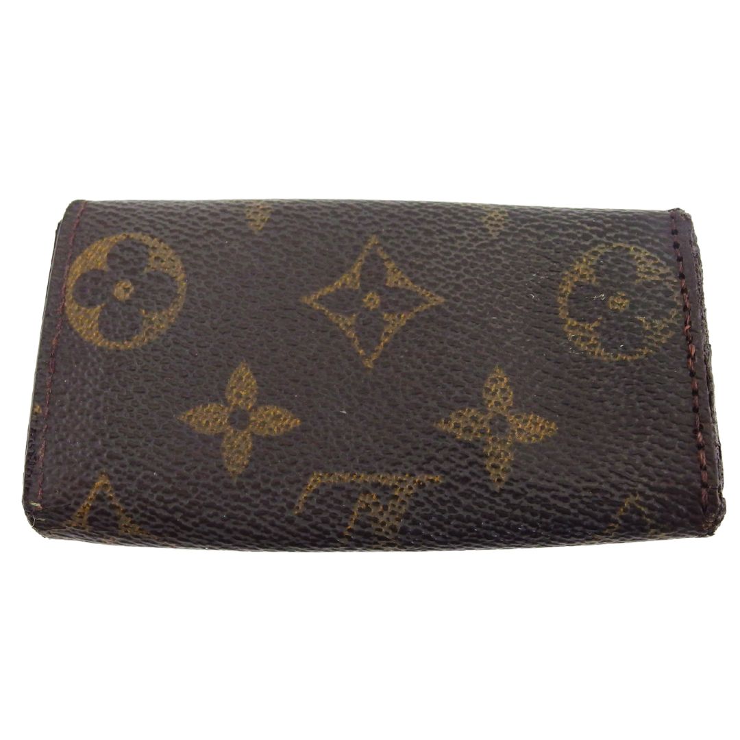 LOUIS VUITTON Key case Key holder M62631 Brown beige Multicles4