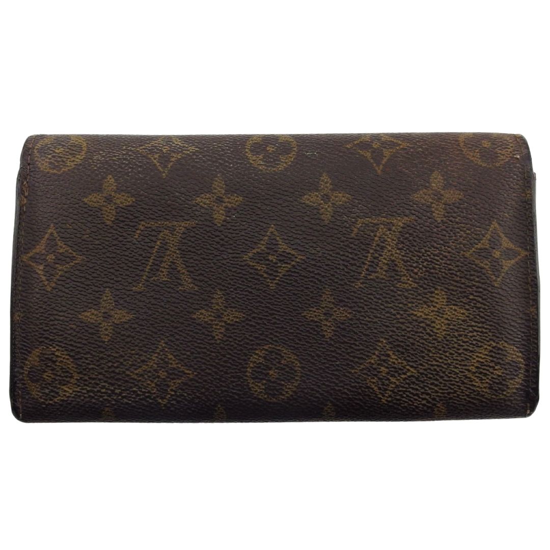 LOUIS VUITTON Long Wallet Purse M61725 Brown beige Pochette Porto MonÃÂ©credi