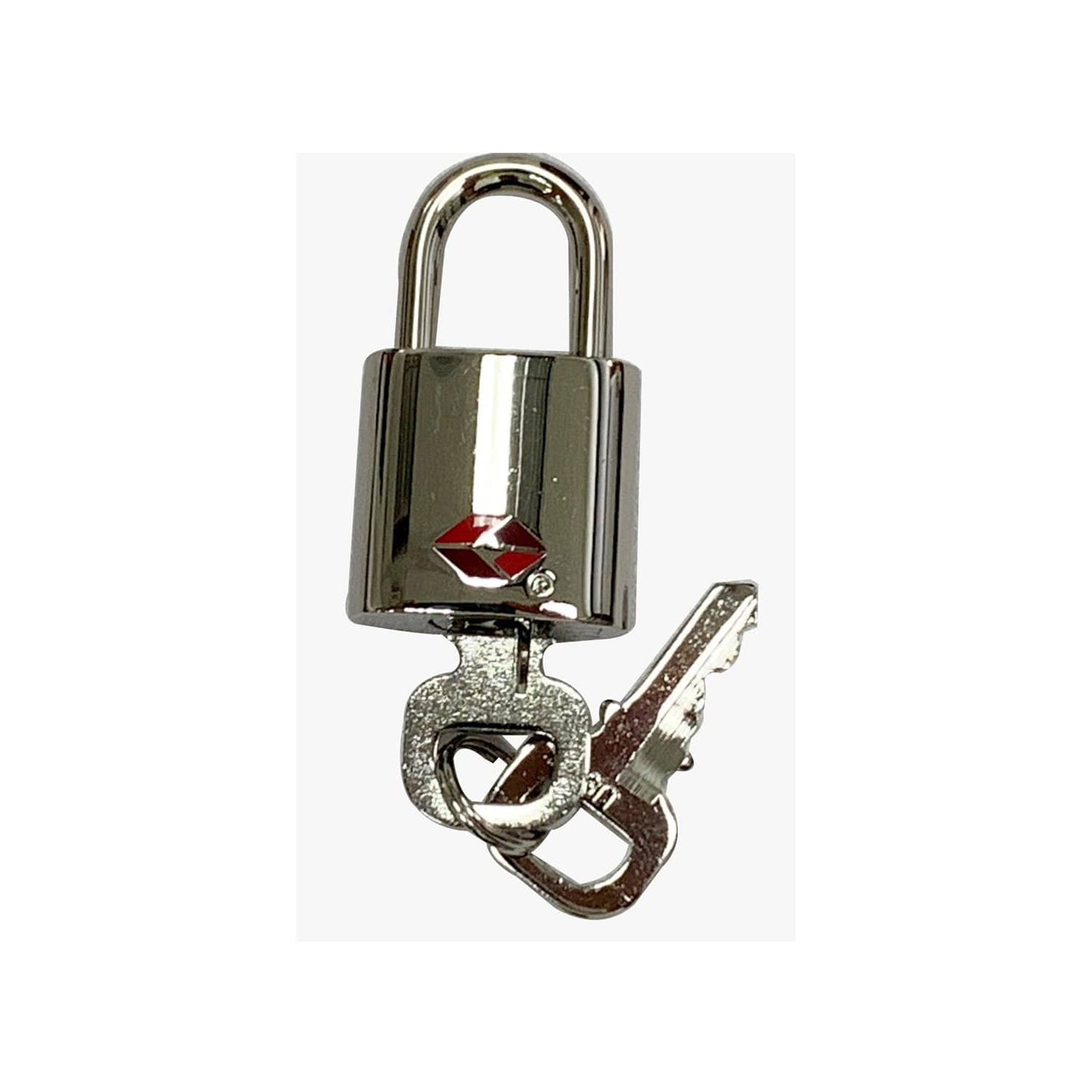 LOUIS VUITTON TSA Lock and Key Set Silver Number 007