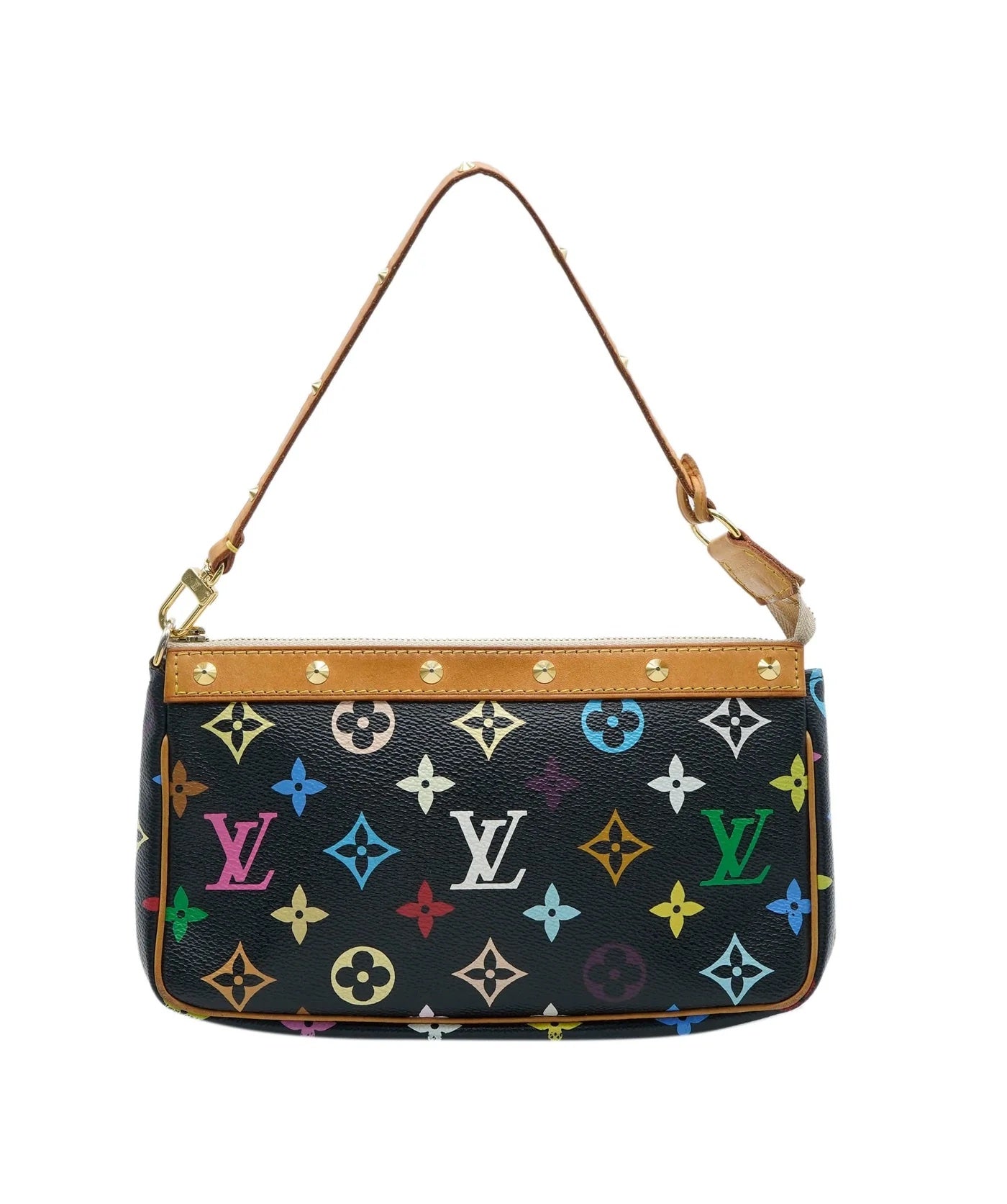 Louis Vuitton x Takashi Murakami Multicolore Monogram Canvas Pochette Accessorie