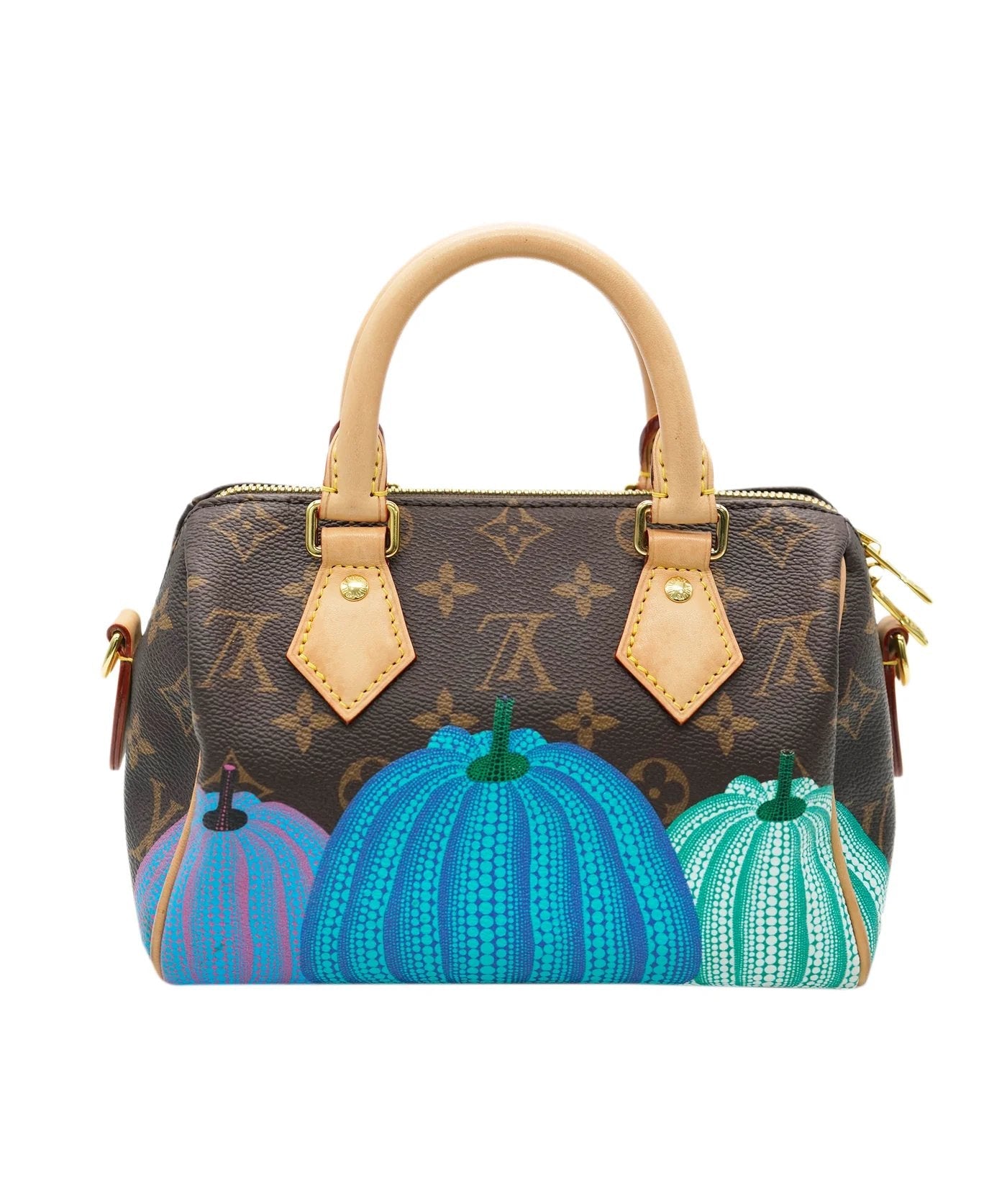 Louis Vuitton x YK Monogram Canvas Pumpkins Speedy Bandouliere 20