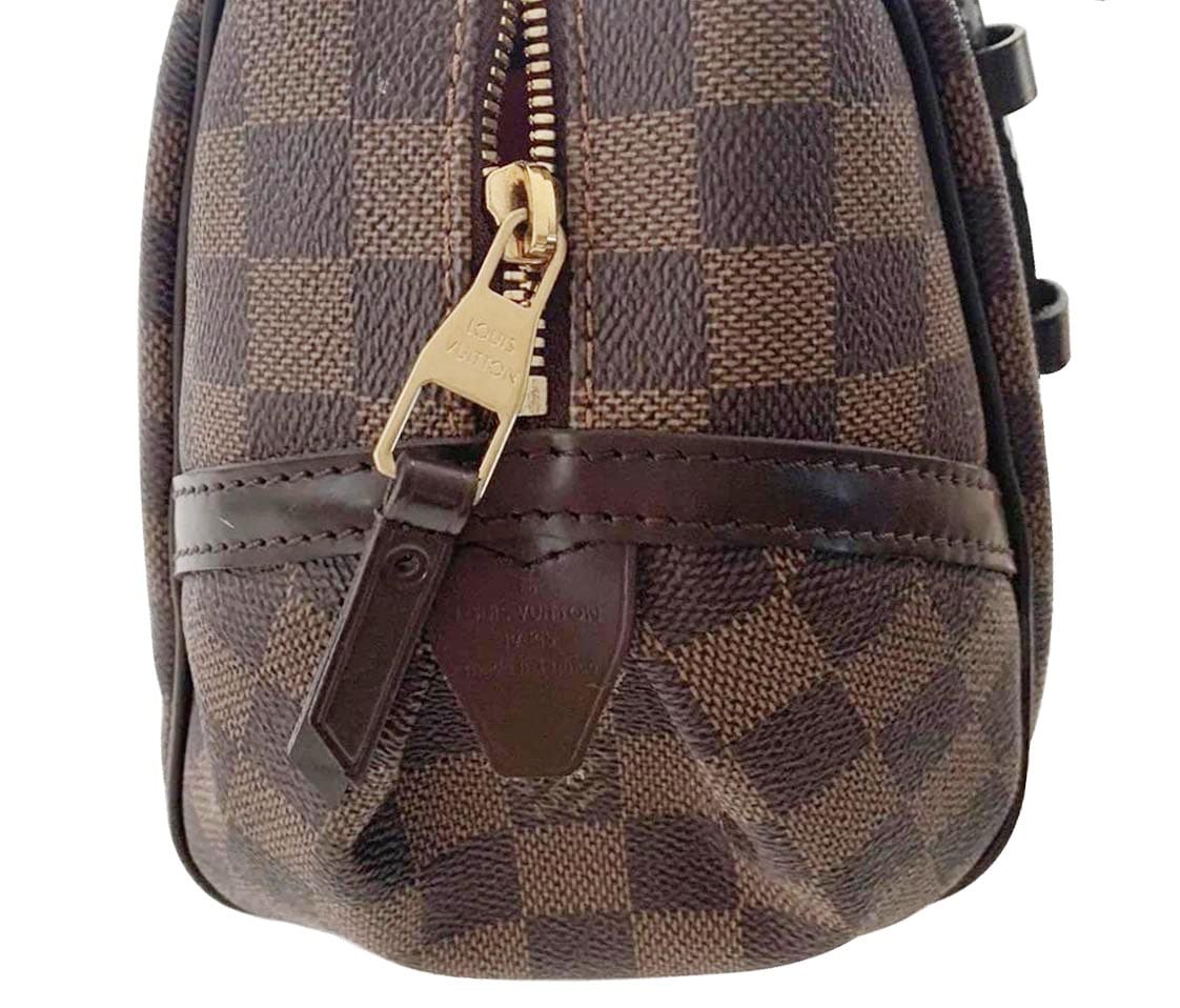 LOUIS VUITTON Rivington PM Damier Ebene Shoulder Bag Brown