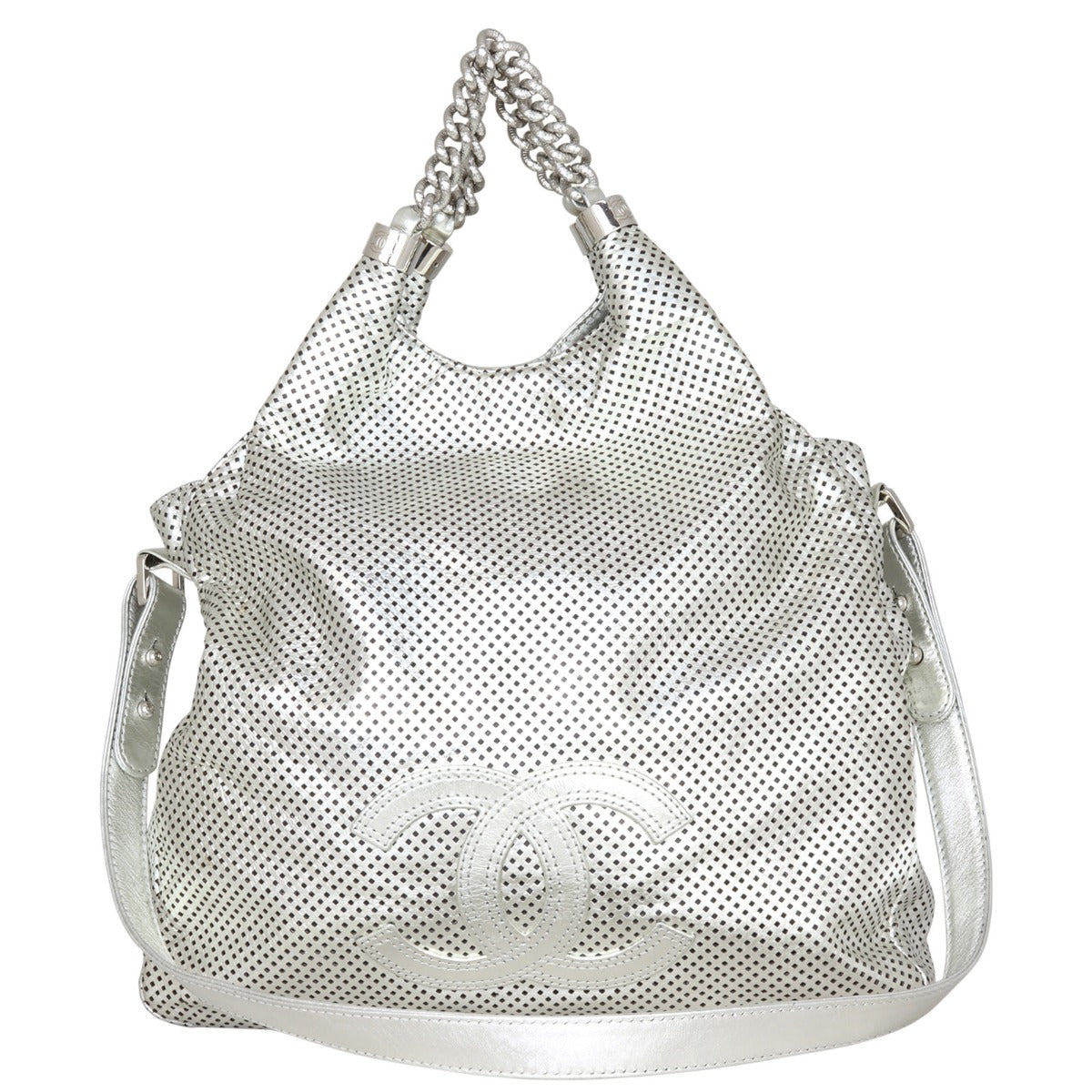 Chanel Rodeo Drive Perforated Hobo