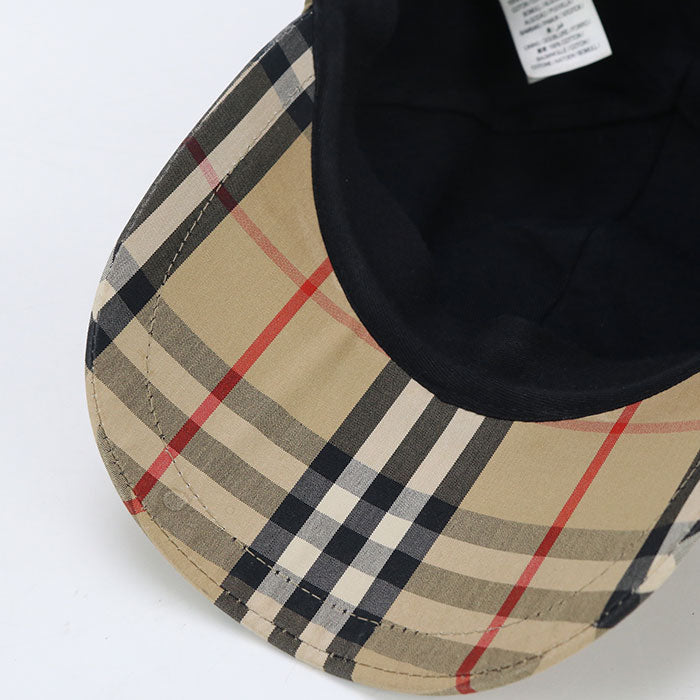 BURBERRY Baseball cap TB logo Nova check cap cotton Multicolor mens(unisex)