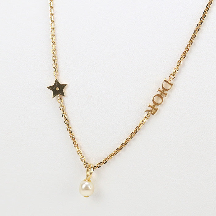 Dior Necklace metal/Pearl gold Women