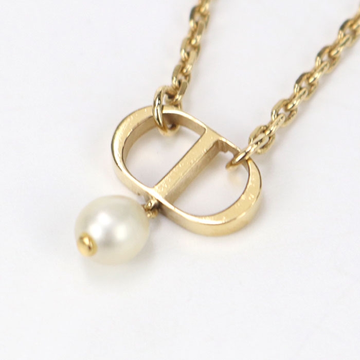 Dior N1390PTCRS_D301 Petit CD Necklace metal/Resin pearl Women