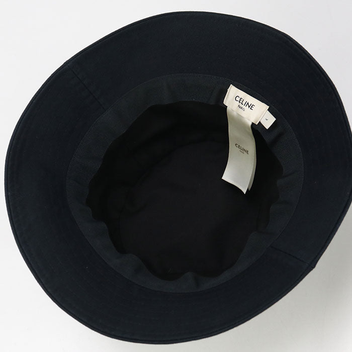 CELINE 2AU5B968P bucket hat/cotton 100% black unisex