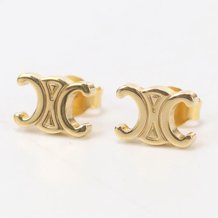 CELINE 461CY6BRA.350R Pierce Triomphe Pierce metal gold Women