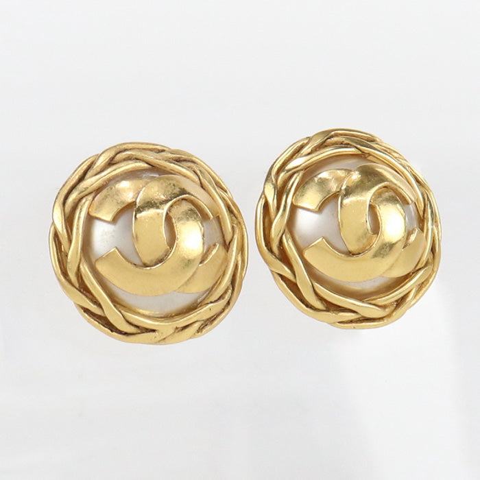 CHANEL CH70103 Vintage earring Earring metal gold Women