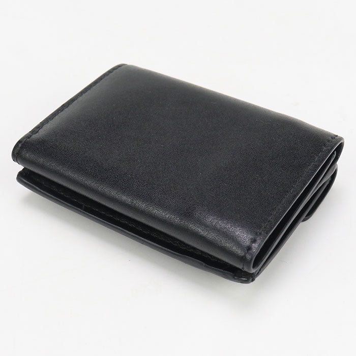 FENDI 8M0395 Tri-fold wallet F is Fendi Flap wallet leather black Women