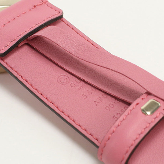 GUCCI 546386 Interlocking G belt leather pink Women