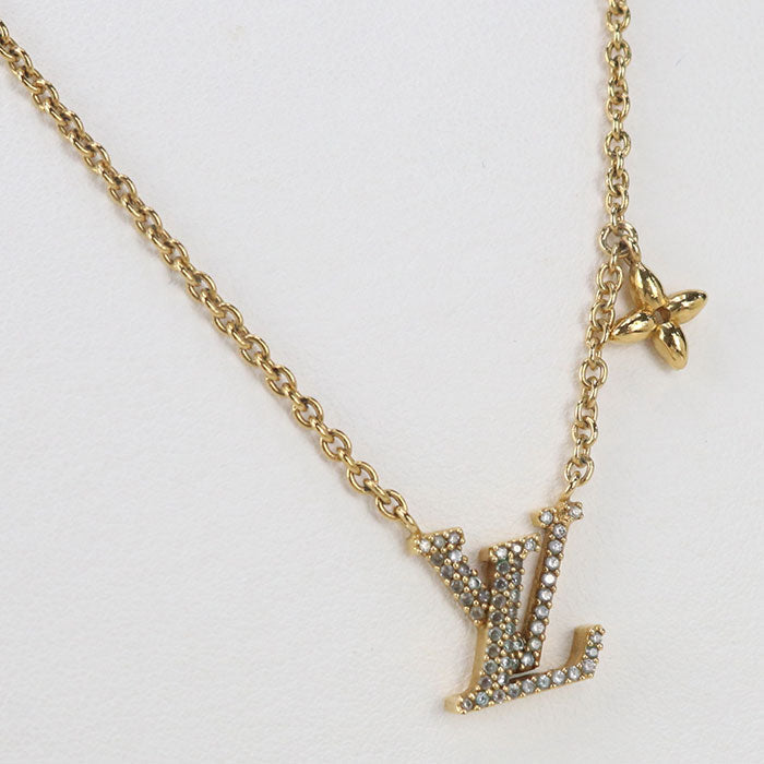 LOUIS VUITTON M00596 Necklace Necklaceã»LV Iconic Monogram Flower metal,Rhinestone Women
