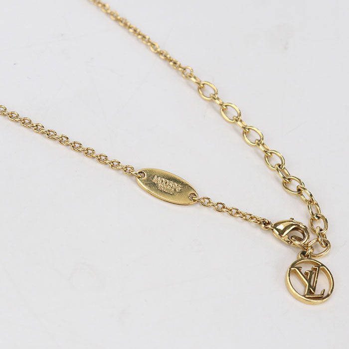 LOUIS VUITTON M00596 Necklace Necklaceã»LV Iconic Monogram Flower metal,Rhinestone Women