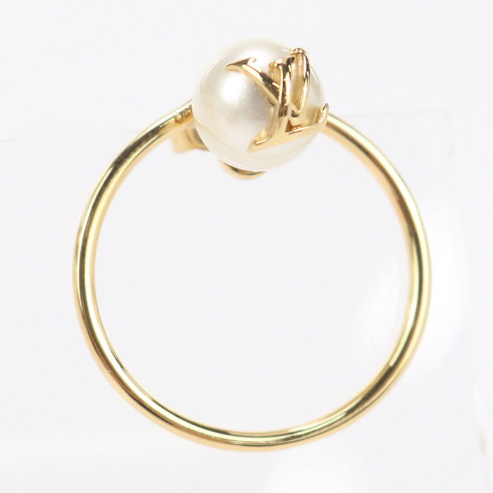 LOUIS VUITTON M01237 Pierce Pierceã»LV Eclipse Pearl metal gold Women