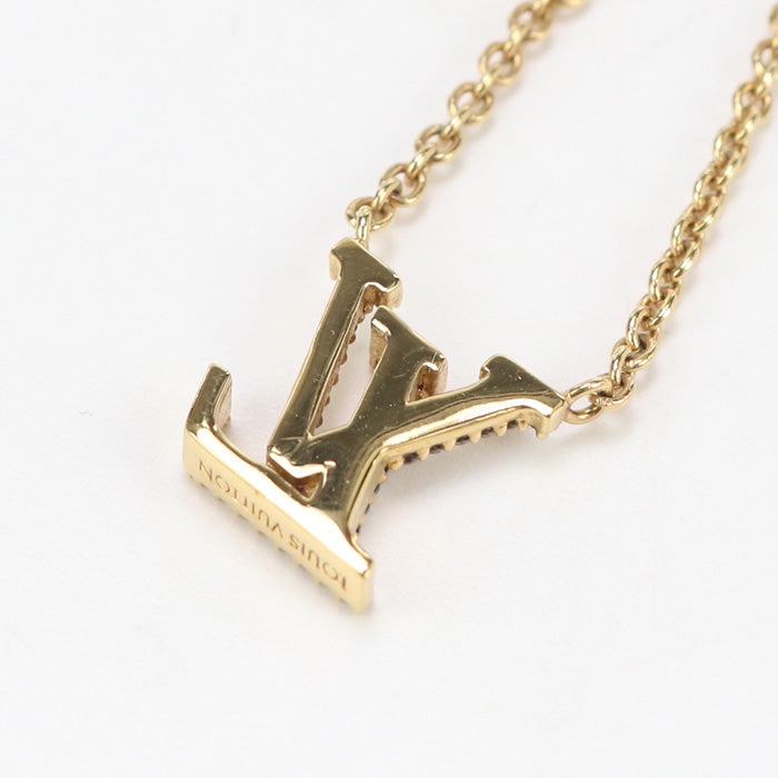 LOUIS VUITTON M00596 Necklace Collier LV Iconic Necklace Pendant metal, Rhinestones gold Women