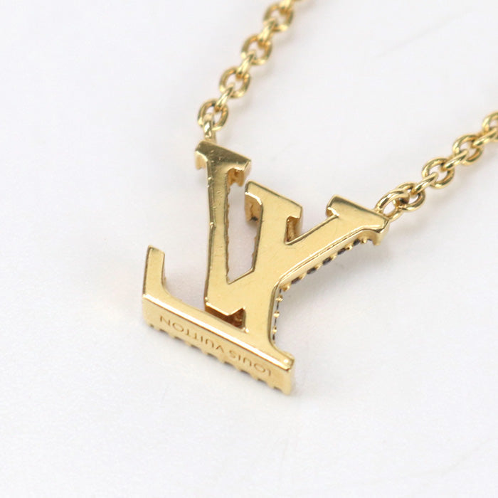 LOUIS VUITTON M00596 LV Iconic Necklace metal gold Women