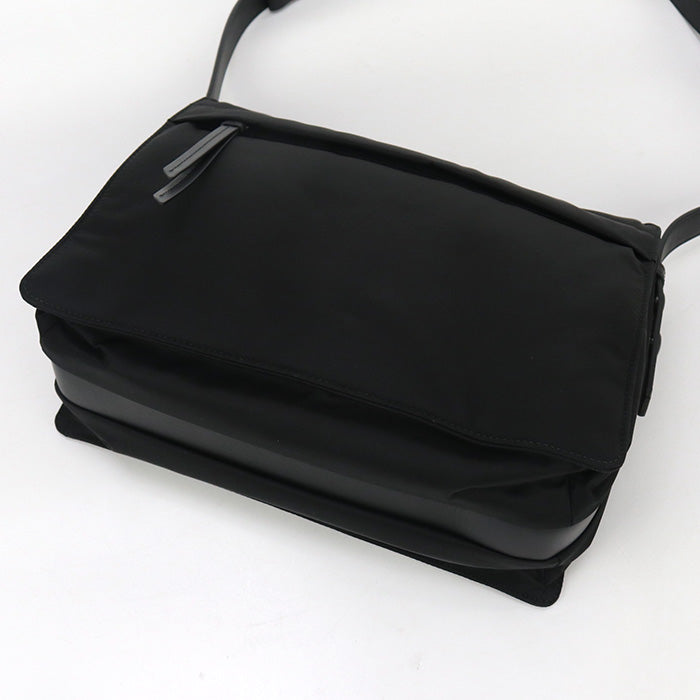 PRADA 1BD255 RFLH F0002 Medium Padded Diagonal  Shoulder Bag black Women