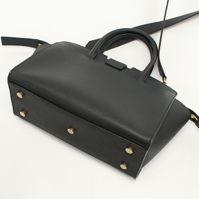SAINT LAURENT 436832 Handbag Monogram Saint Laurent Downtown 2WAY handbag leather black Women