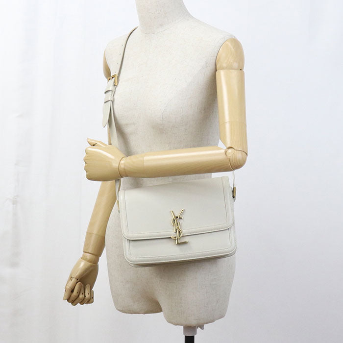 SAINT LAURENT 634305 Solferino Shoulder Bag leather white  Women
