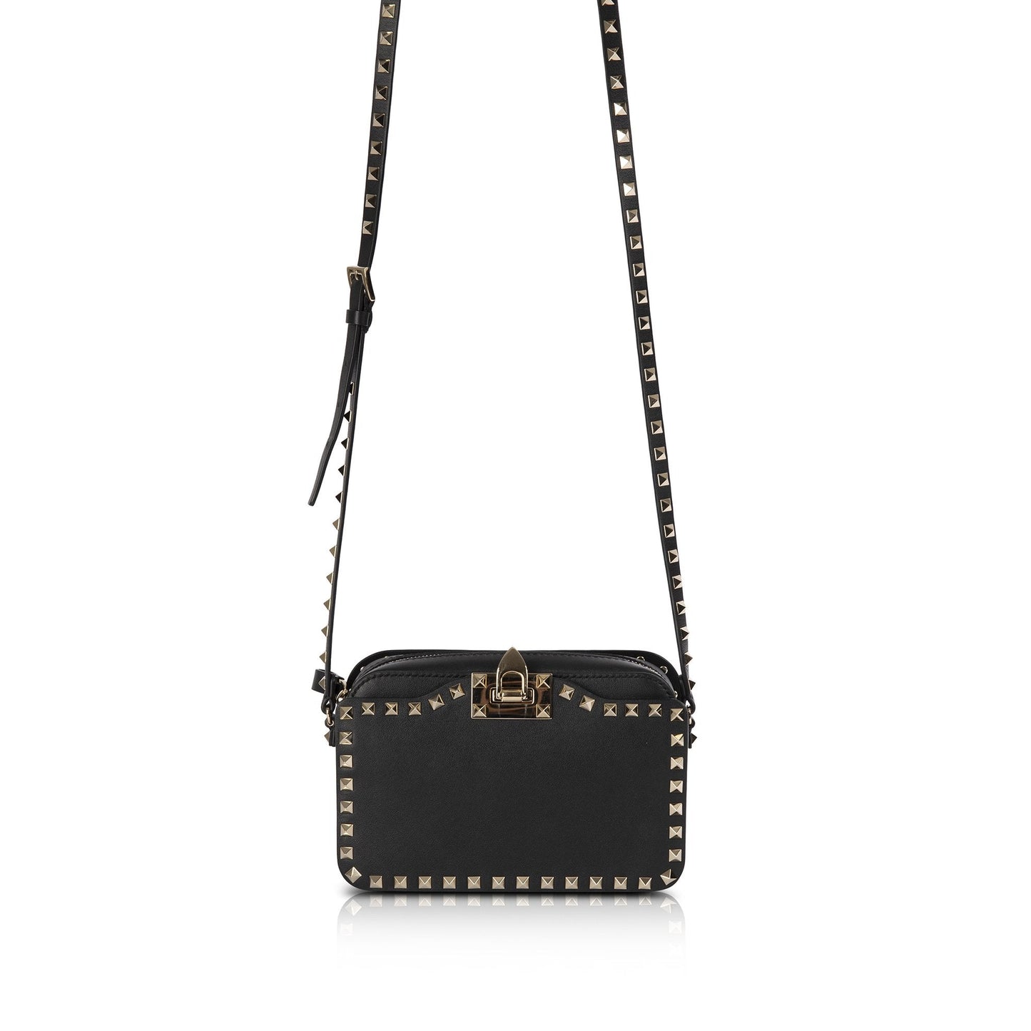 Valentino Rockstud Flip-Lock Camera Bag