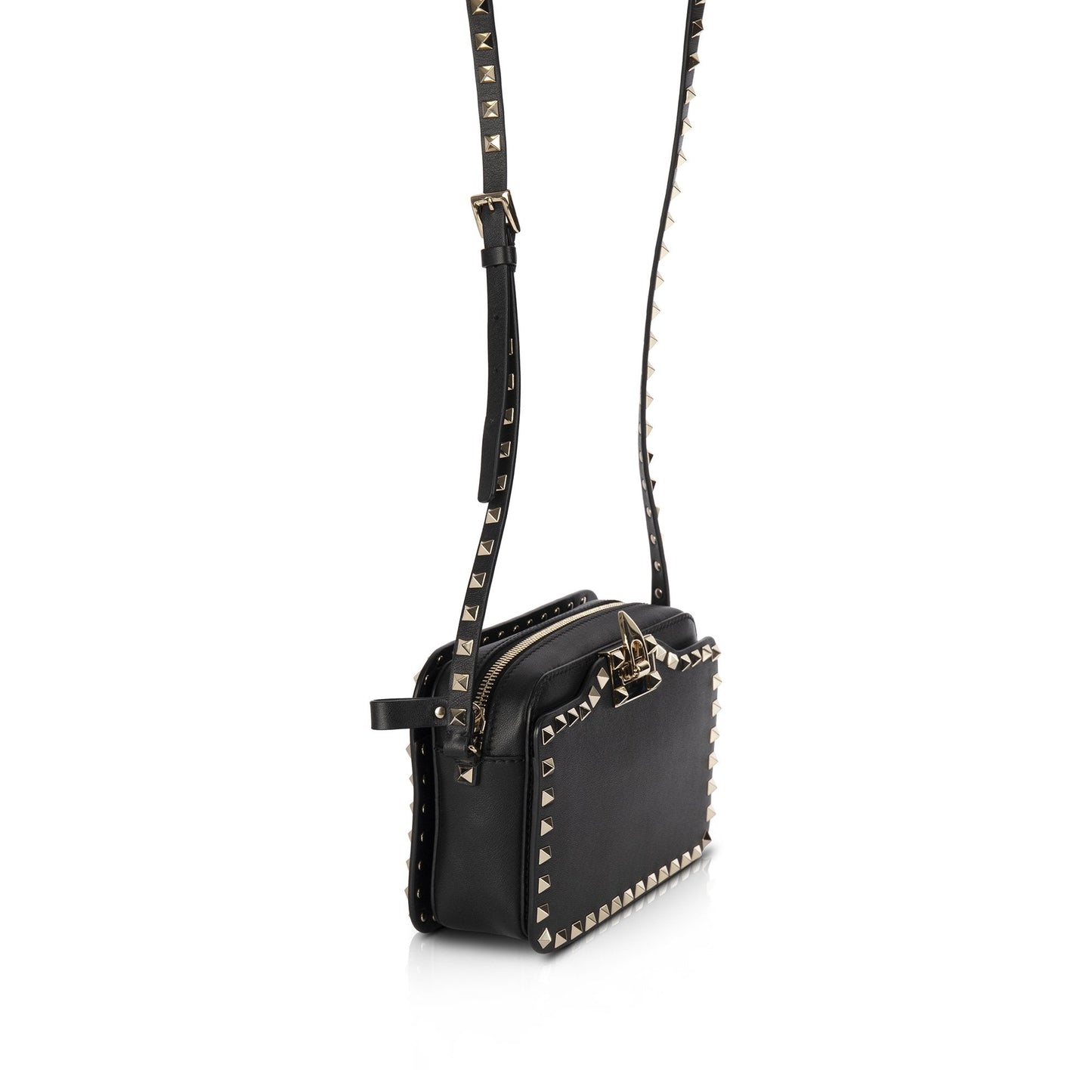 Valentino Rockstud Flip-Lock Camera Bag