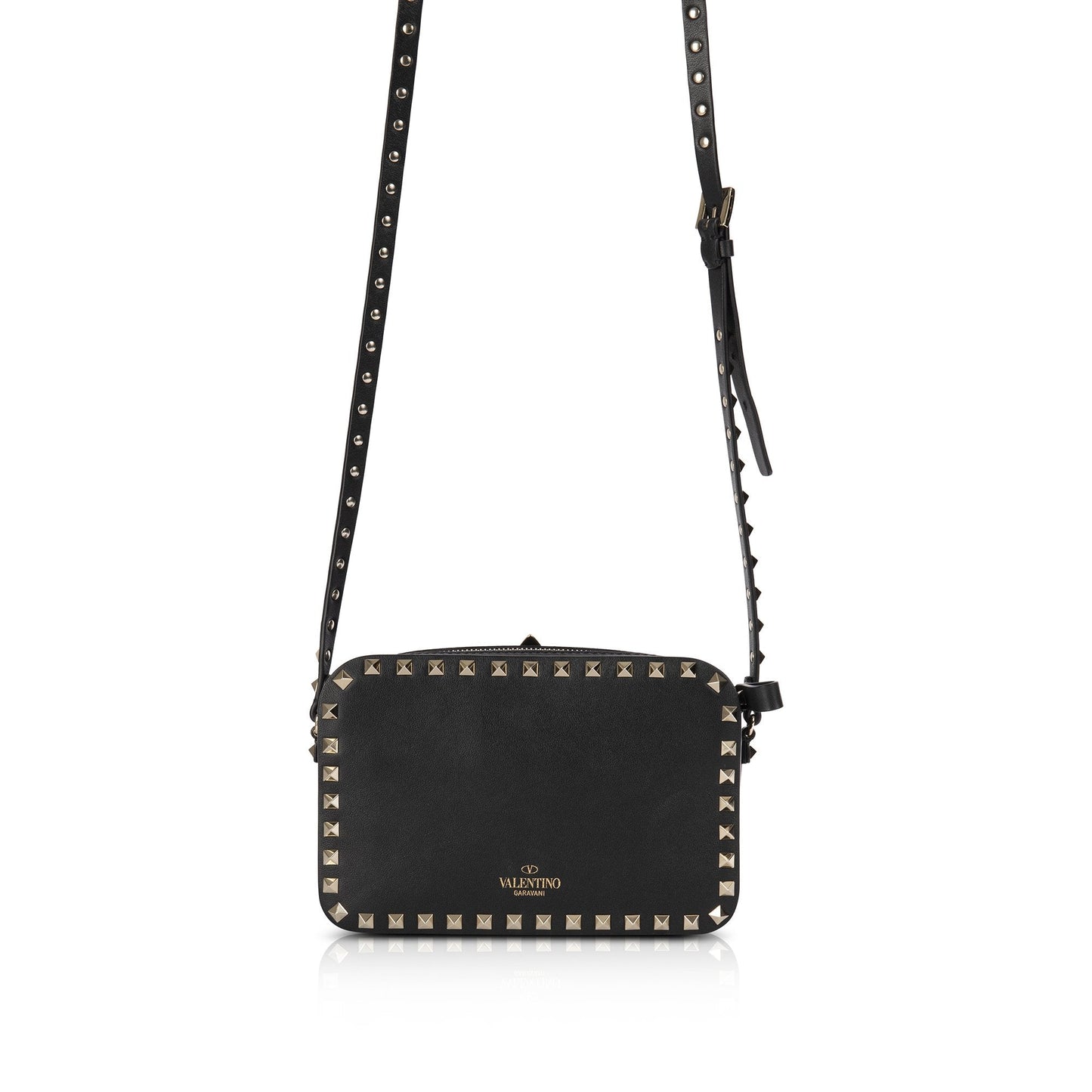 Valentino Rockstud Flip-Lock Camera Bag