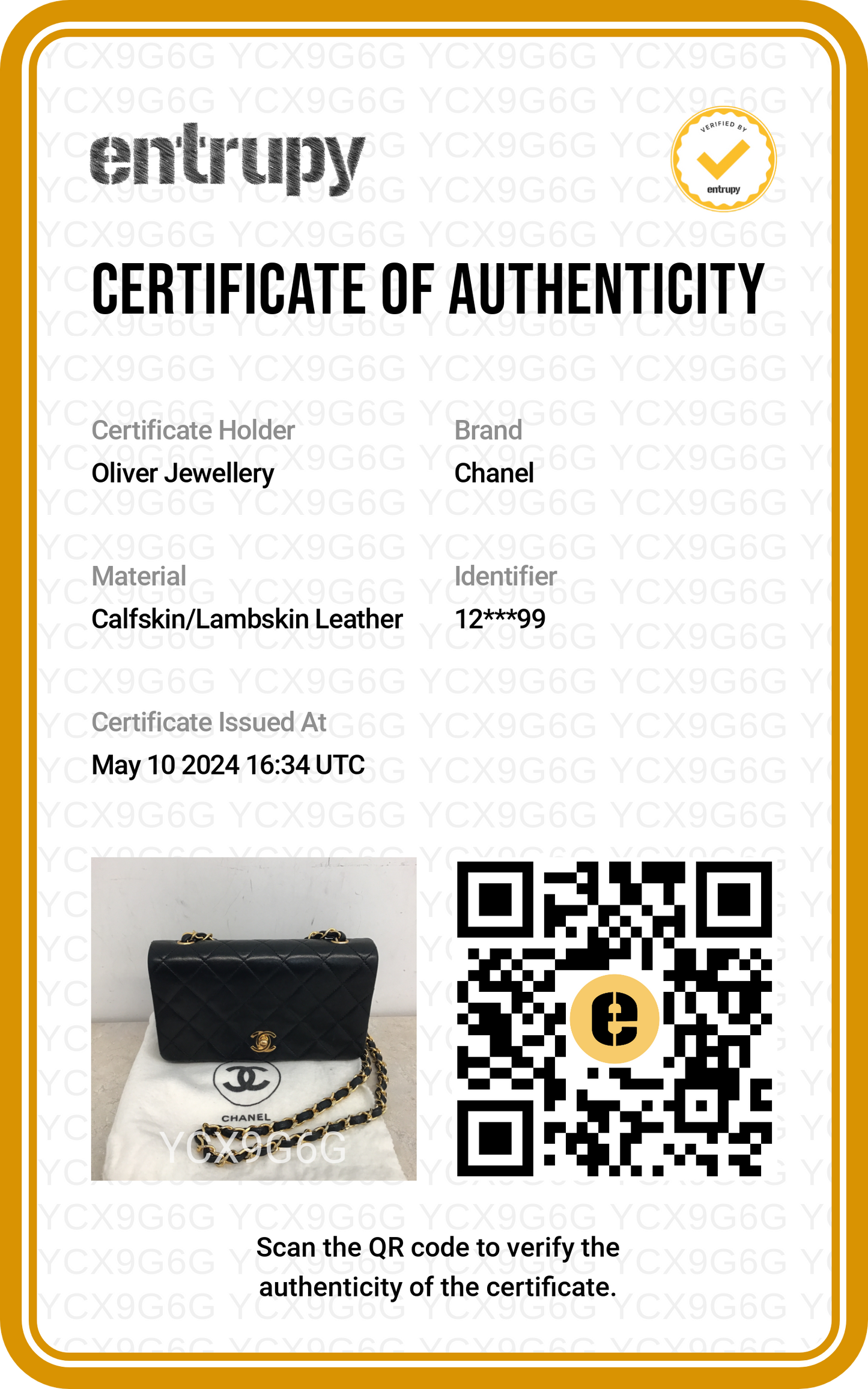 Chanel Vintage Quilted Lambskin Mini Rectangular Full Flap Bag