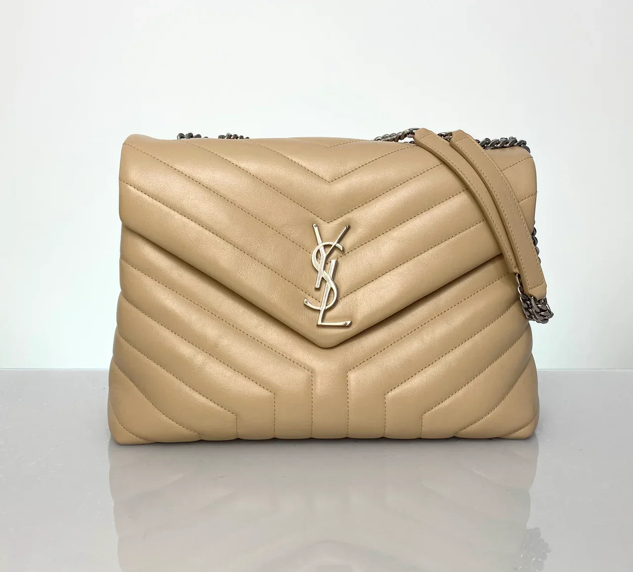 YSL CHAIN-LINK SHOULDER BAG