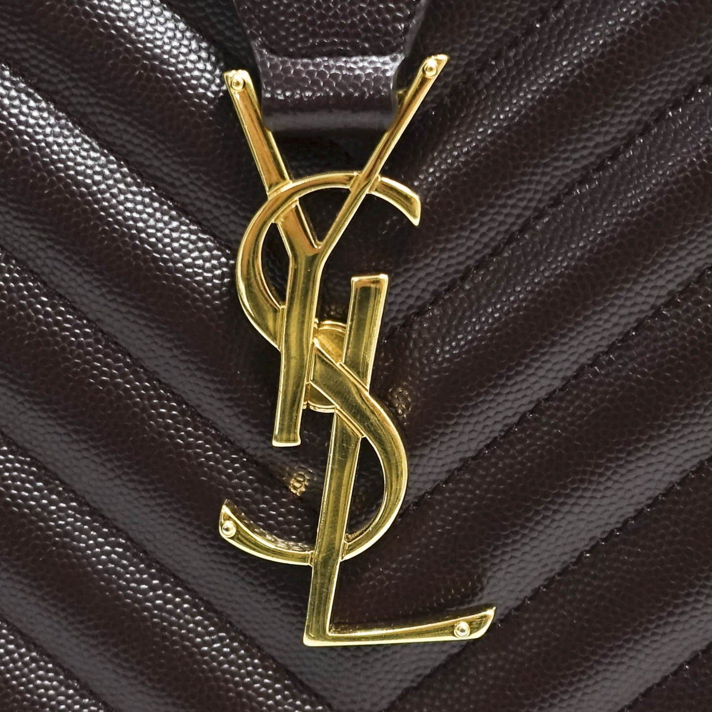 Yves Saint Laurent Cassandre Chain-Strap Matelasse Shopper Bag