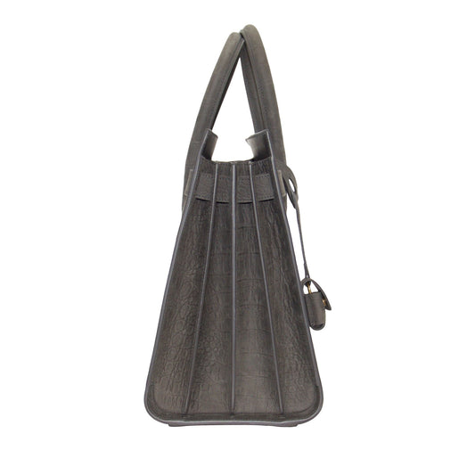 Yves Saint Laurent Crocodile-Embossed Sac De Jour