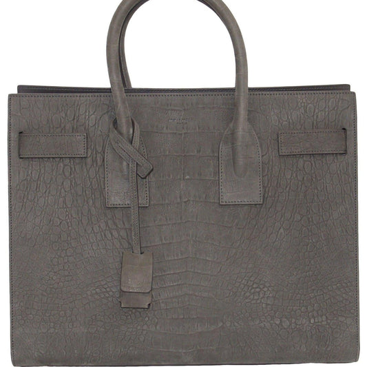 Yves Saint Laurent Crocodile-Embossed Sac De Jour