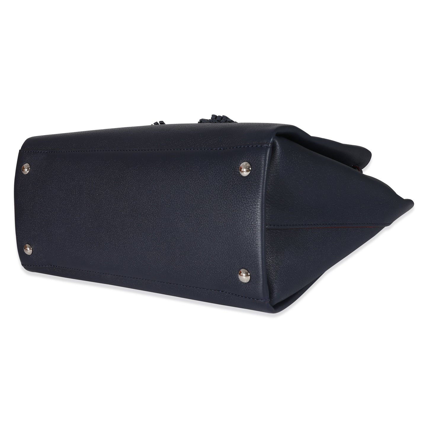 Louis Vuitton Louis Vuitton Calfskin Marine Rouge Lockmeto Tote