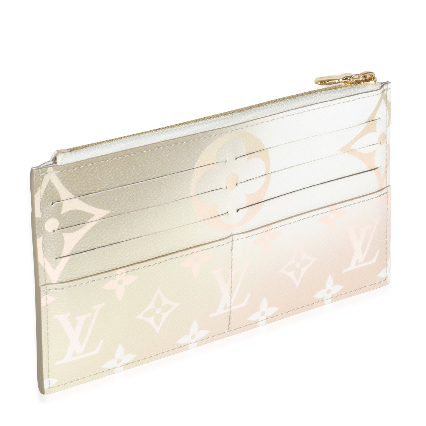 Louis Vuitton Sunset Khaki Monogram Canvas Spring In The City Slim Purse