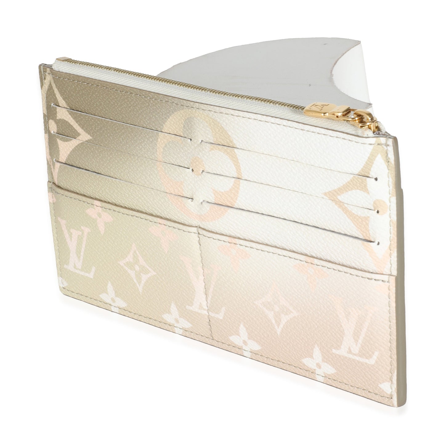 Louis Vuitton Sunset Khaki Monogram Canvas Spring In The City Slim Purse